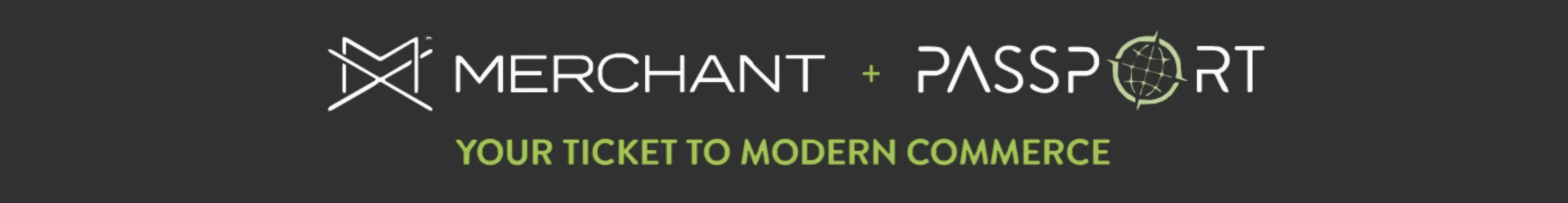 MXMerchant + Passport Banner MX Merchant and Passport Logo